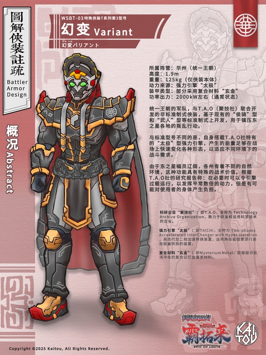 侠装战甲 幻变Variant